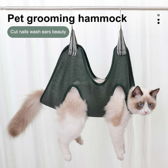 TAILTRAIL Pet Grooming Hammock Harness for Cats and Dogs