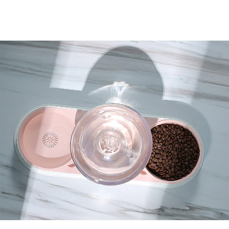 TAILTRAIL Automatic Pet Water and Food Feeder Bowl Set