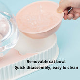 TAILTRAIL Automatic Pet Water and Food Feeder Bowl Set