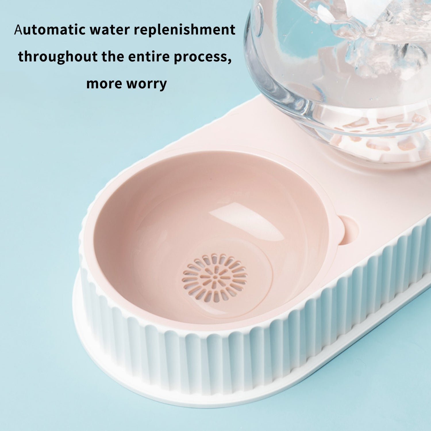 TAILTRAIL Automatic Pet Water and Food Feeder Bowl Set
