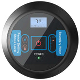 SafePet Wireless Fence control panel with settings for shock level and boundary width, featuring TAILTRAIL technology.