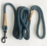 Comfort Grip Adjustable Lead Leash in sky blue for dogs by TAILTRAIL, 1/2 inch x 5ft, perfect for training and daily walks.