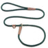 Green Comfort Grip Adjustable Slip Lead Leash by TAILTRAIL for small to large dogs, 1/2 x 5ft size