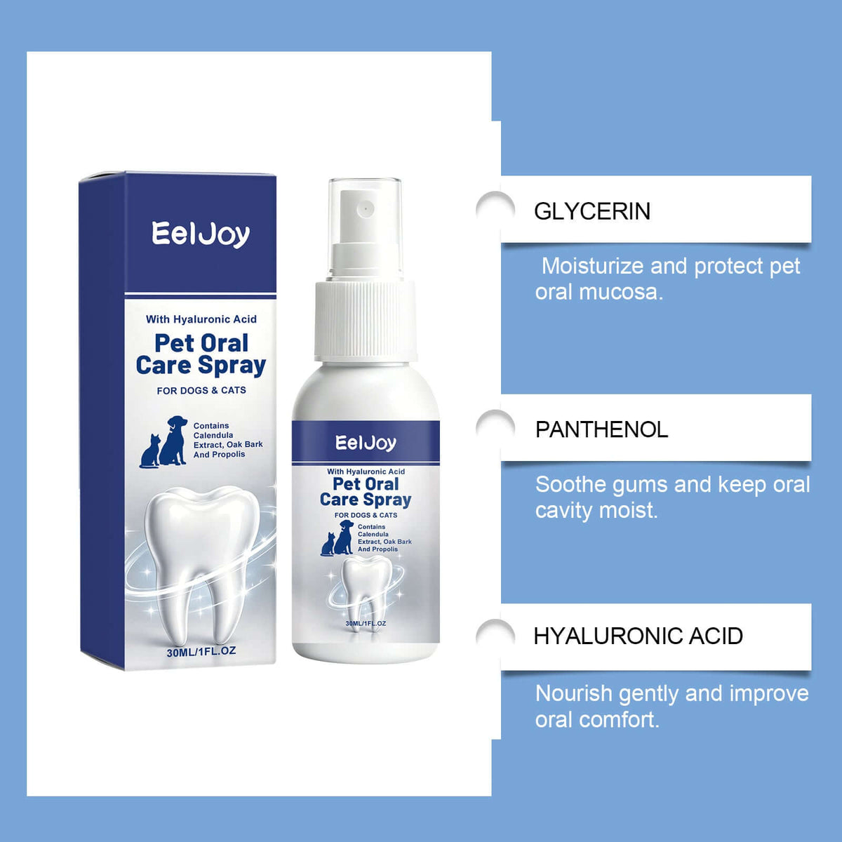 TAILTRAIL Pet Oral Care Spray for Dogs & Cats