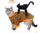 TAILTRAIL Halloween Pet Skull Horror Costume Accessory for Cats Dogs