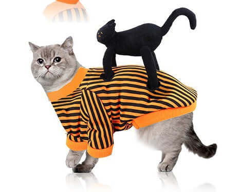 TAILTRAIL Halloween Pet Skull Horror Costume Accessory for Cats Dogs