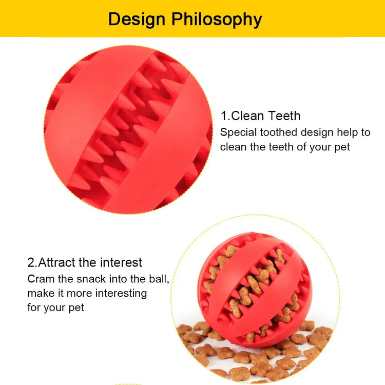 TAILTRAIL Interactive Toy Ball features a special design for cleaning pets&