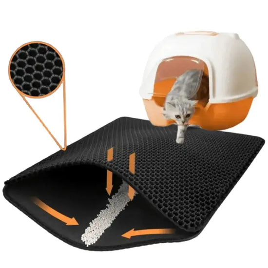 Pet Litter Mat by TAILTRAIL, designed for easy cleaning and trapping excess litter from paws.