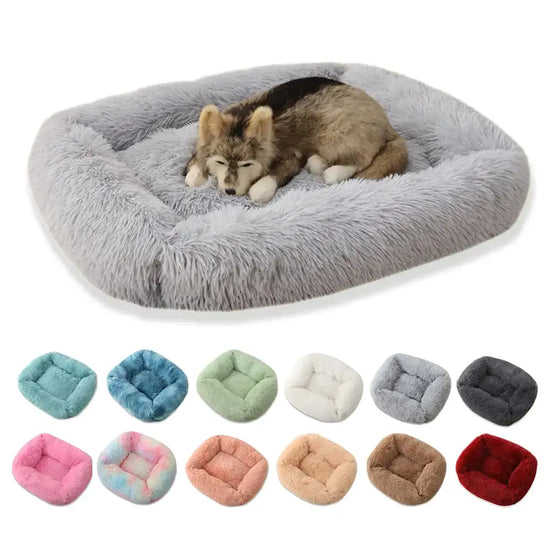 Plush Pet Bed for ultimate comfort, featuring TAILTRAIL design and ultra-soft material, perfect for cozy pet naps.