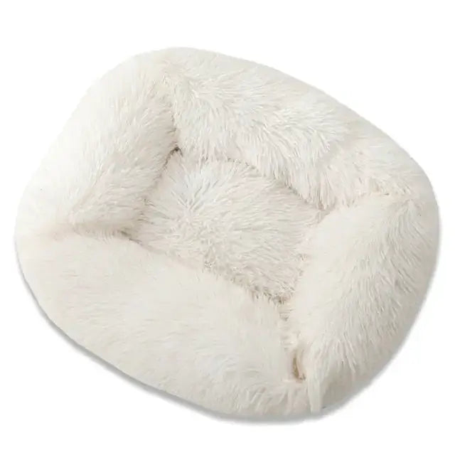 Plush Pet Bed by TAILTRAIL featuring ultra-soft material and non-slip bottom for ultimate pet comfort.