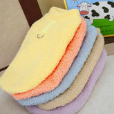 Plush Winter Coat for Dogs in multiple colors, perfect for keeping pets warm - TAILTRAIL.