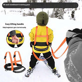 TAILTRAIL Safety Rope Ski Dog Training Belt for outdoor adventures and training with easy lifting handle.