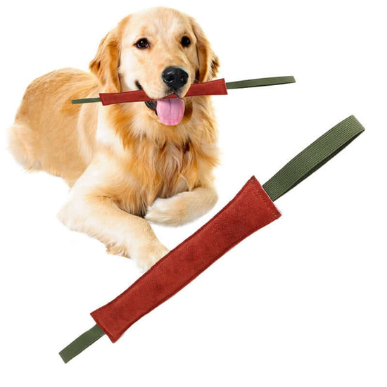 TAILTRAIL Cowhide Dog Bite Training Stick Tug Toy