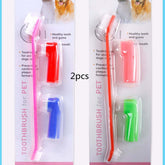 TAILTRAIL Double Head Pet Toothbrush Finger Brush Dental Care Set