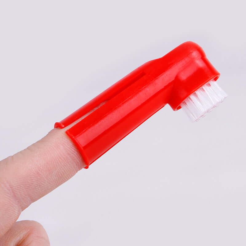 TAILTRAIL Double Head Pet Toothbrush Finger Brush Dental Care Set