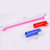 TAILTRAIL Double Head Pet Toothbrush Finger Brush Dental Care Set