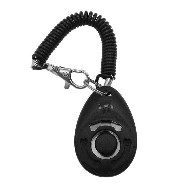 TAILTRAIL Drop-Shaped Pet Training Clicker with Key Ring