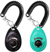 TAILTRAIL Drop-Shaped Pet Training Clicker with Key Ring