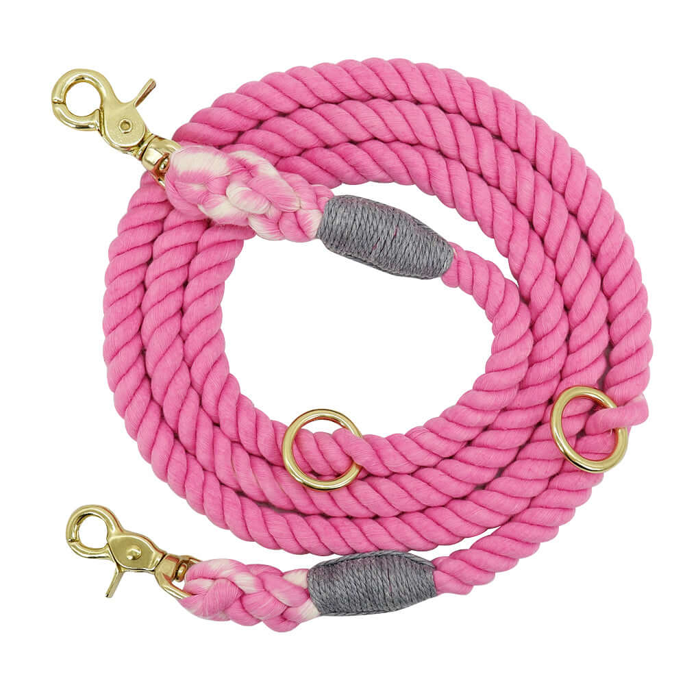 TAILTRAIL Gradient Dog Collar and Rope Leash Set