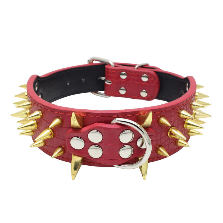 TAILTRAIL Heavy-Duty Rivet Bite-Resistant Dog Collar