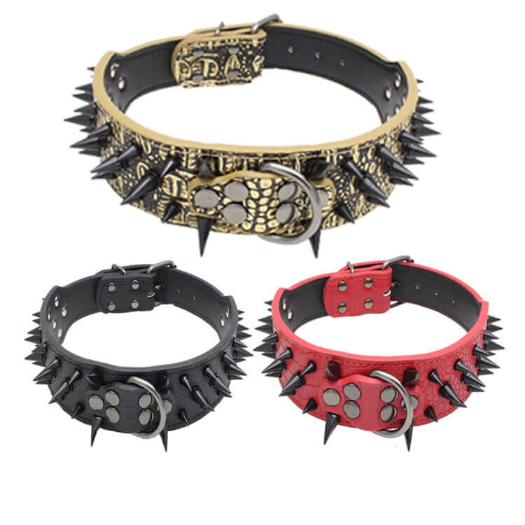 TAILTRAIL Heavy-Duty Rivet Bite-Resistant Dog Collar