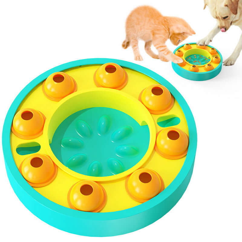 TAILTRAIL Interactive Slow Feeder Puzzle Bowl for Dogs