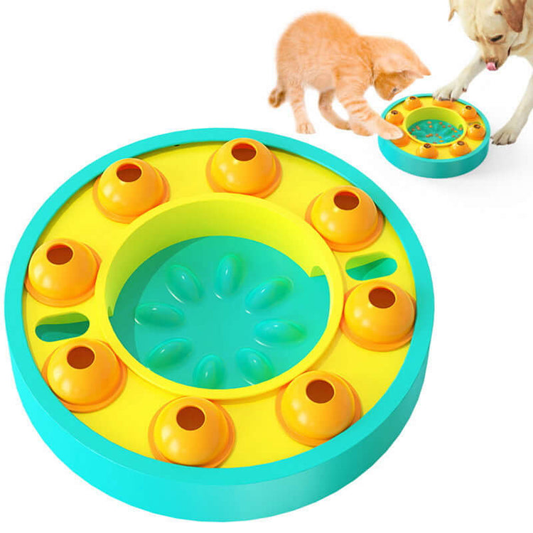 TAILTRAIL Interactive Slow Feeder Puzzle Bowl for Dogs