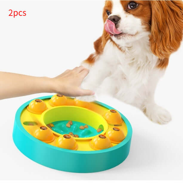TAILTRAIL Interactive Slow Feeder Puzzle Bowl for Dogs