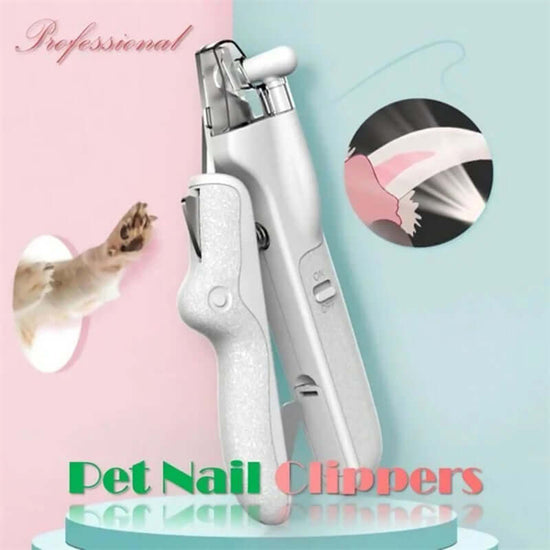 TAILTRAIL LED Pet Nail Clippers Stainless Steel Dog Cat Trimmer