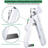 TAILTRAIL LED Pet Nail Clippers Stainless Steel Dog Cat Trimmer