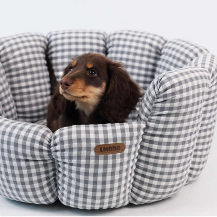 TAILTRAIL Plaid Pet Bed All-Season Cozy Sleeping Mat