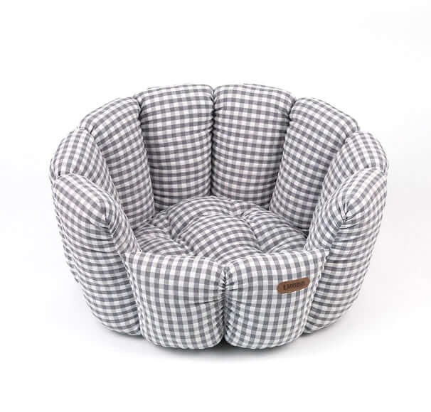 TAILTRAIL Plaid Pet Bed All-Season Cozy Sleeping Mat