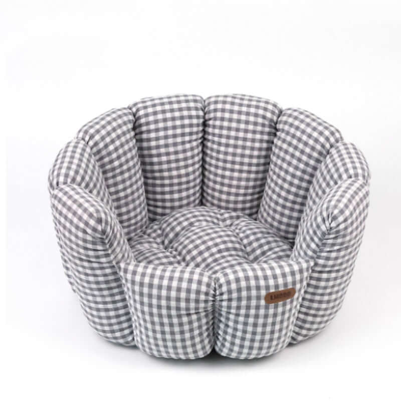 TAILTRAIL Plaid Pet Bed All-Season Cozy Sleeping Mat