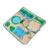 TAILTRAIL Snuffle Mat Nosework Feeding Puzzle for Dogs and Cats