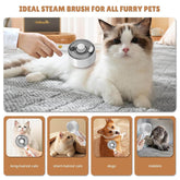 TAILTRAIL Steam Cat Brush Shedding Remover Spray Grooming Comb