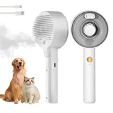 TAILTRAIL Steam Cat Brush Shedding Remover Spray Grooming Comb
