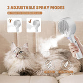 TAILTRAIL Steam Cat Brush Shedding Remover Spray Grooming Comb
