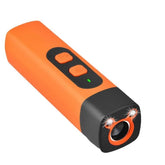 Pet Dog Repeller device from TAILTRAIL, featuring buttons and LED flashlight for humane dog training and behavior deterrent.